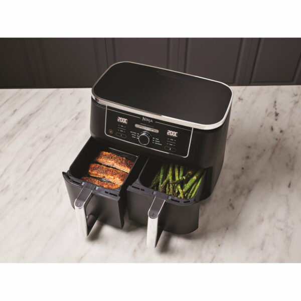 friteuse-ninja-foodi-max-dual-zone-af400eu-1246604-725462636_2636_1200x1200_53511333-27d0-4b93-89d1-397284cb6884 Ninja AF400EU friteuse Double 9,5 L Autonome 2470 W Friteuse d'air chaud Noir