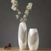 grand-vase-blanc-594 Grand Vase Blanc Décoratif 45cm