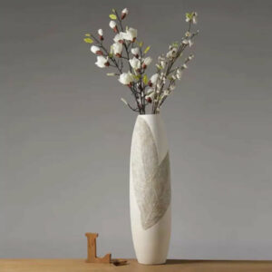 grand-vase-blanc-80-cm-552 Grand Vase Blanc Décoratif 80cm