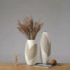 grand-vase-blanc-843 Grand Vase Blanc Décoratif 35cm
