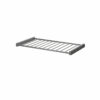 porte-pantalons-coulissant-en-acier-gris-11-barres Porte pantalons coulissant en acier gris 11 barres L. 96,4 x P. 51 cm