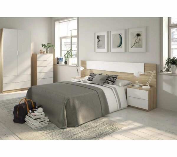 telechargement_10_57654481-5b90-47a4-b1b8-e9a8f96a6b29 Commode 5 tiroirs LINEA Blanc et imitation chêne