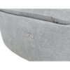 Canapé 3 places 2 relax électriques ORION tissu gris clair