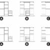 telechargement_15 Kit dressing 2 colonnes avec bloc tiroirs Mobil blanc H. 199,4 x l. 200 x P. 40,4 cm