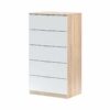 telechargement_1_2dc92b5c-a482-442f-a480-7dec2a1689cf Commode 5 tiroirs LINEA Blanc et imitation chêne