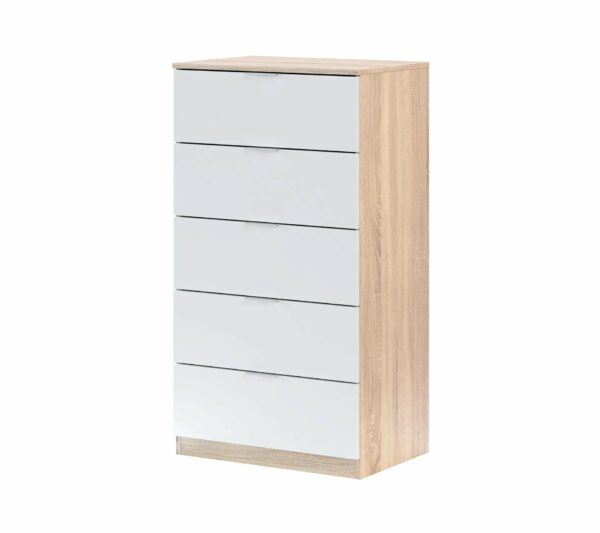 telechargement_1_2dc92b5c-a482-442f-a480-7dec2a1689cf Commode 5 tiroirs LINEA Blanc et imitation chêne