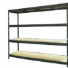 Étagère métal XXL 4 tablettes L. 237 x H. 200 x P. 60 cm
