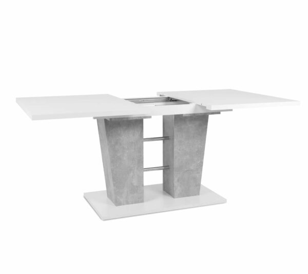 telechargement_1_7b32f482-81f0-46a7-90e5-7e62ee87229d Table extensible L.140 à 180 cm LEXIE blanc et imitation béton