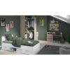 Kit Dressing Extensible D'angle - Décor Chêne Kronberg Et Blanc - L203.8xp43.9xh218.3 Cm - Swing
