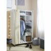 Kit dressing avec rideau L.100 cm MOVE blanc