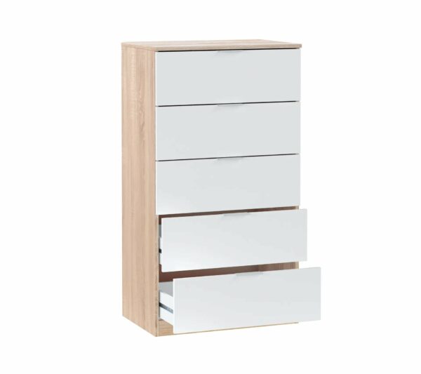 telechargement_2_7e64d7a7-4d91-41f4-b8b2-89e86d3880d1 Commode 5 tiroirs LINEA Blanc et imitation chêne