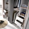 telechargement_2_7f197a8e-791e-4242-9615-7638483ba34b Armoire Dressing Extensible Avec Rideau + 4 Tiroirs Coloris Blanc - L. 100-180 X H. 203 X P. 50 Cm