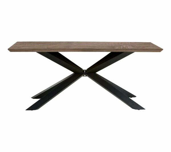 telechargement_2_ff673d5a-b177-4af3-951d-03b478782c43 Table à manger L.180 cm ARYA imitation chêne gris et noir