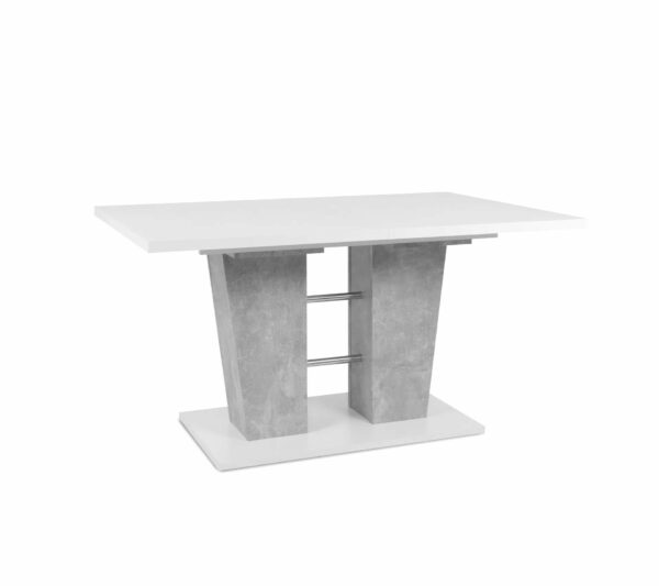 telechargement_3_84b7e320-4d05-4fd6-a61d-b49397b4ca20 Table extensible L.140 à 180 cm LEXIE blanc et imitation béton