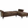 Canapé angle droit convertible COLETTA Tissu vintage