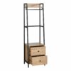 Kit dressing 2 tiroirs L.52 cm BONO imitation chêne et noir