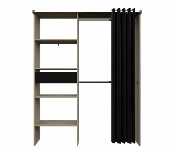 telechargement_4_75579eab-9ac6-469f-bfd4-96cd898a0238 Aménagement De Placard Avec Rideau - Décor Indus - 1 Colonne Avec 1 Tiroir + 2 Penderies - Bari