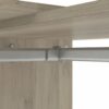 Kit Dressing Extensible D'angle - Décor Chêne Kronberg Et Blanc - L203.8xp43.9xh218.3 Cm - Swing