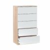telechargement_4_f2bf14c9-79cb-4eee-9fa4-2be8bfe27941 Commode 5 tiroirs LINEA Blanc et imitation chêne