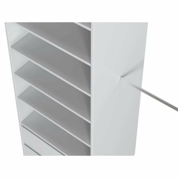 telechargement_59 Kit dressing 2 colonnes + 2 penderies + 6 tiroirs - Décor blanc - L 177 x P 48 H 200,2 cm - Combi