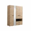 telechargement_5_248f732b-0d23-47bf-b438-099188beb535 Armoire avec miroir, étagères, penderie et tiroirs LEON imitation Chêne et noir