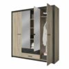 telechargement_5_29e8117b-4053-4973-aec2-bab09cf4f7d4 Armoire 4 portes avec miroir COLO lingère et penderie imitation chêne et noir