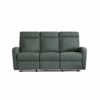 Canapé relax 3 places OSCAR tissu Gris anthracite