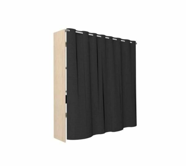 telechargement_5_3c9a5541-0fb8-4aec-a898-4d650fa75f2a Dressing Avec Rideau - 2 Colonnes Avec 2 Tiroirs + 2 Penderies - Décor Chêne Jackson Et Noir - Como
