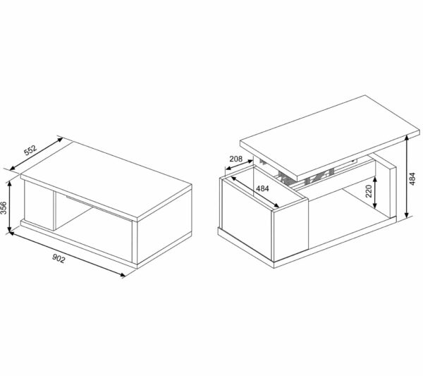 telechargement_5_c47c79a9-c880-4714-beba-6b905ef60fb6 Table basse plateau relevable avec coffre DESPACITO Imitation béton et blanc