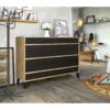 telechargement_5cf4b239-98e9-4018-85d8-a675fb8bb6d3 Commode 6 tiroirs OTTAWA imitation Chêne et noir