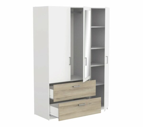 telechargement_6_79c88c5d-6220-490c-8272-acd8dd4563c3 Armoire 3 portes 2 tiroirs L.134 cm READY imitation chêne kronberg et blanc