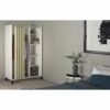 Kit dressing avec rideau L.100 cm MOVE blanc