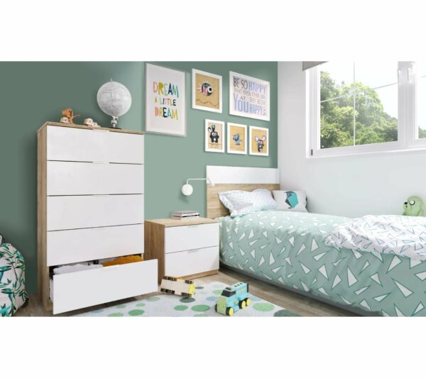 telechargement_7_429ef9a1-abcd-4c8f-bd68-651b7e0b12d4 Commode 5 tiroirs LINEA Blanc et imitation chêne