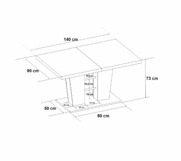 telechargement_8_a90abaef-5a60-431f-9985-781fdcdeee58 Table extensible L.140 à 180 cm LEXIE blanc et imitation béton