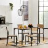 telechargement_8_e2203f28-80f6-484b-8e62-ad95c5e7597e Ensemble table + 4 chaises EDISON Noir et Imitation chêne