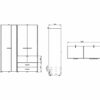telechargement_f3ab820a-d3c3-455d-b248-c9f566e98c9b Armoire avec miroir, étagères, penderie et tiroirs LEON imitation Chêne et noir